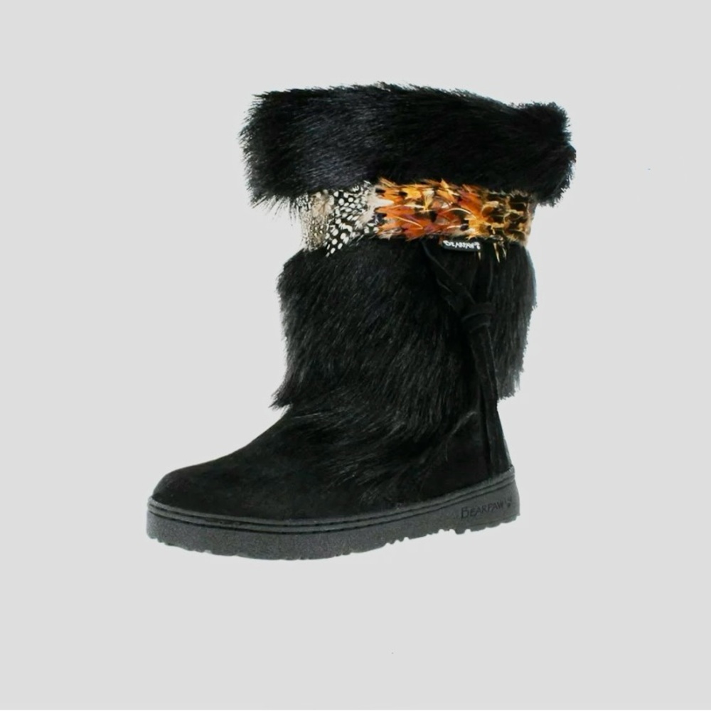 Bearpaw Kola II Goat Fur Boot. Size 10. EUC.